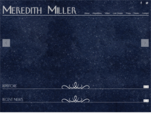 Tablet Screenshot of meredithjmiller.com
